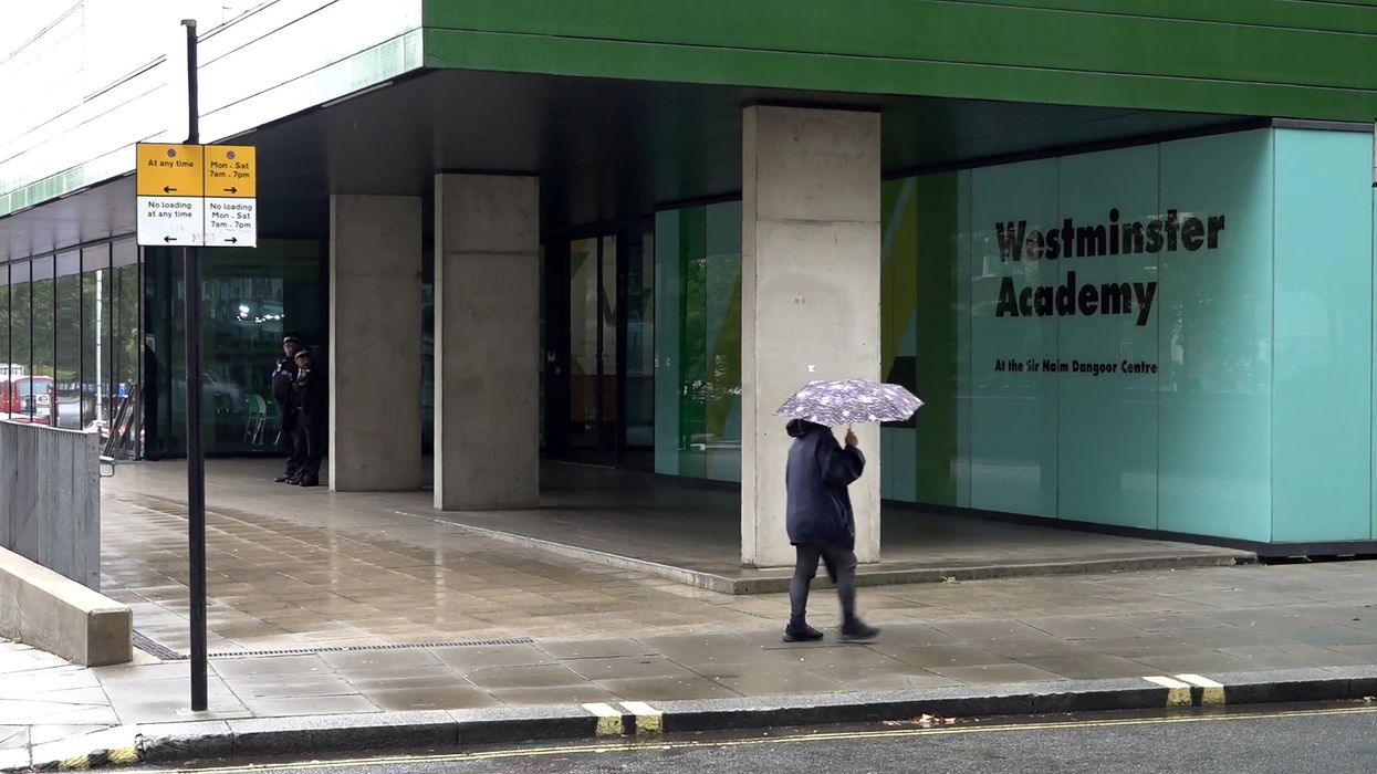 Westminster Academy where a 14-year-old girl has been left with potentially life-changing injuries