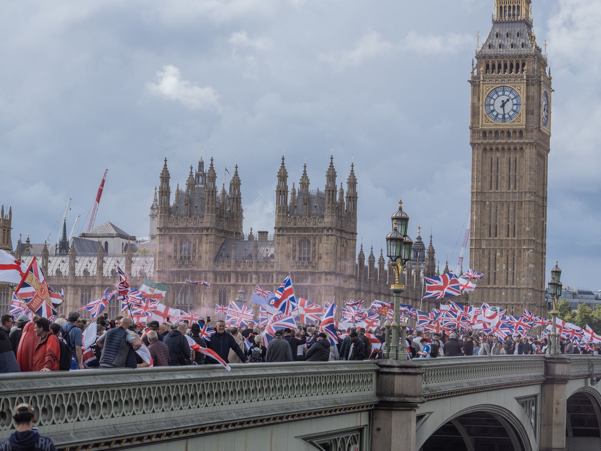 Westminster Bridge protest