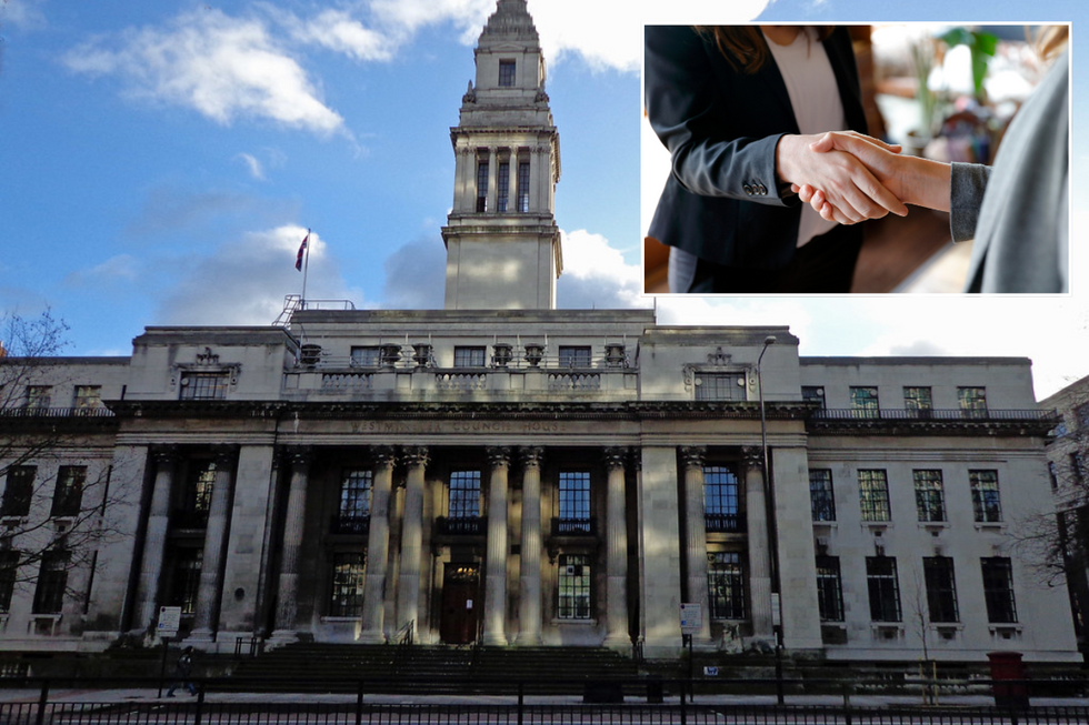 Westminster Council/People shaking hands