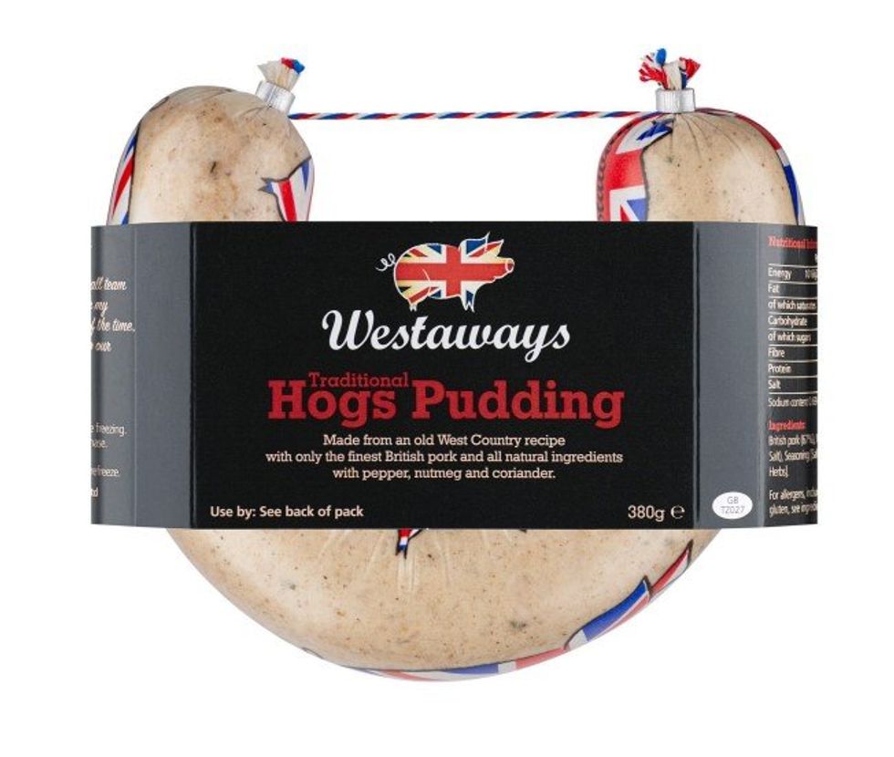 Westways Traditional Hogs Pudding, sold at Tesco