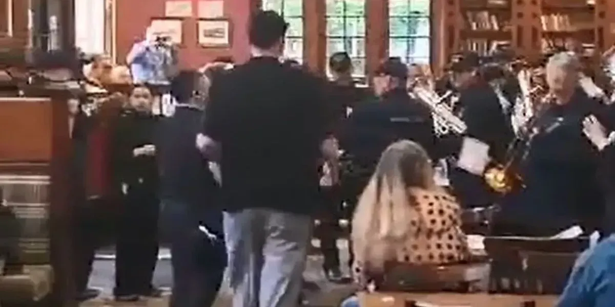 NextImg:'Mean-spirited' Wetherspoons kicks out brass band performing old war songs after D Day event