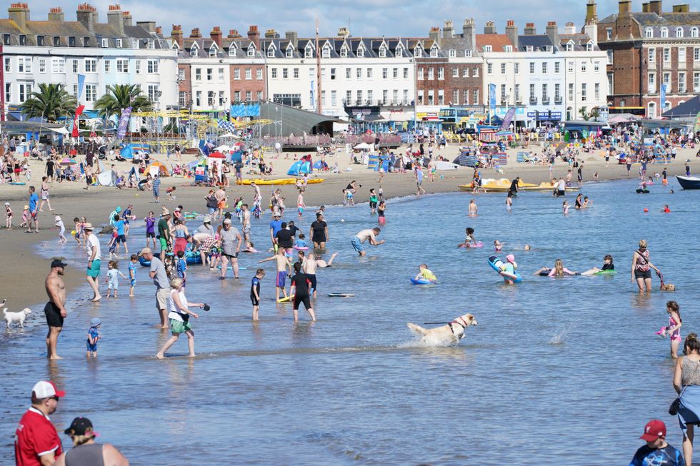 Weymouth beach UK