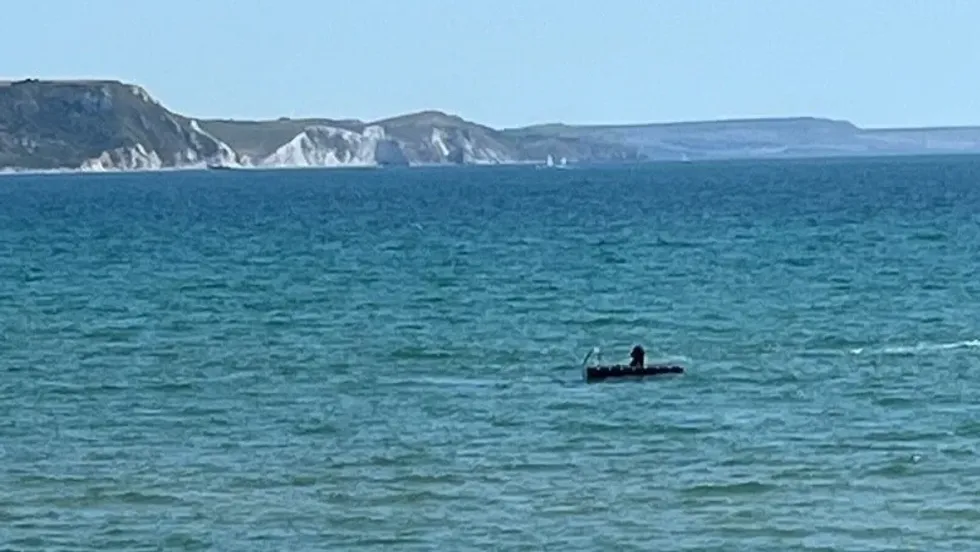 Weymouth swim raft