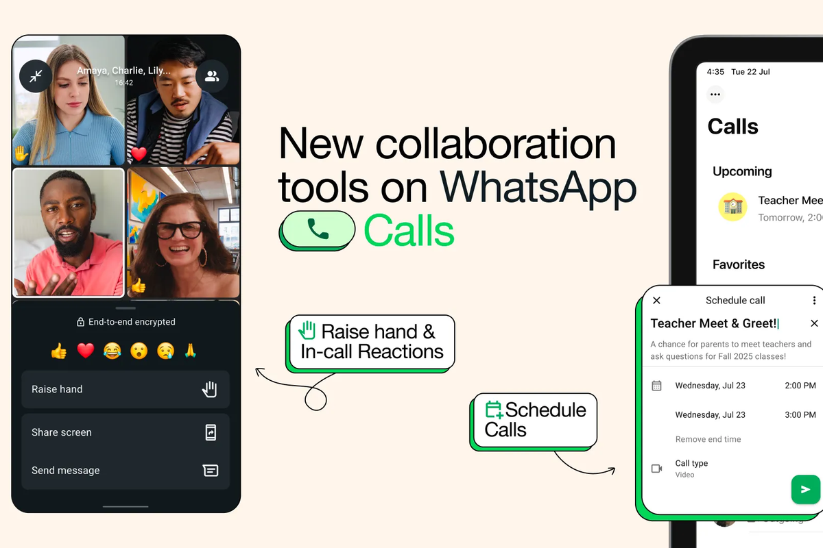 WhatsApp group calling feature
