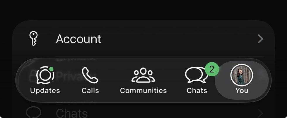 WhatsApp Liquid Glass on iOS