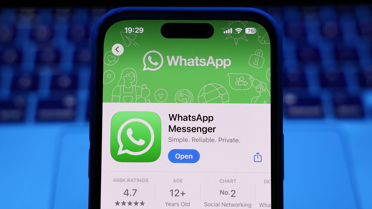 WhatsApp listed in the App Store on an iPhone