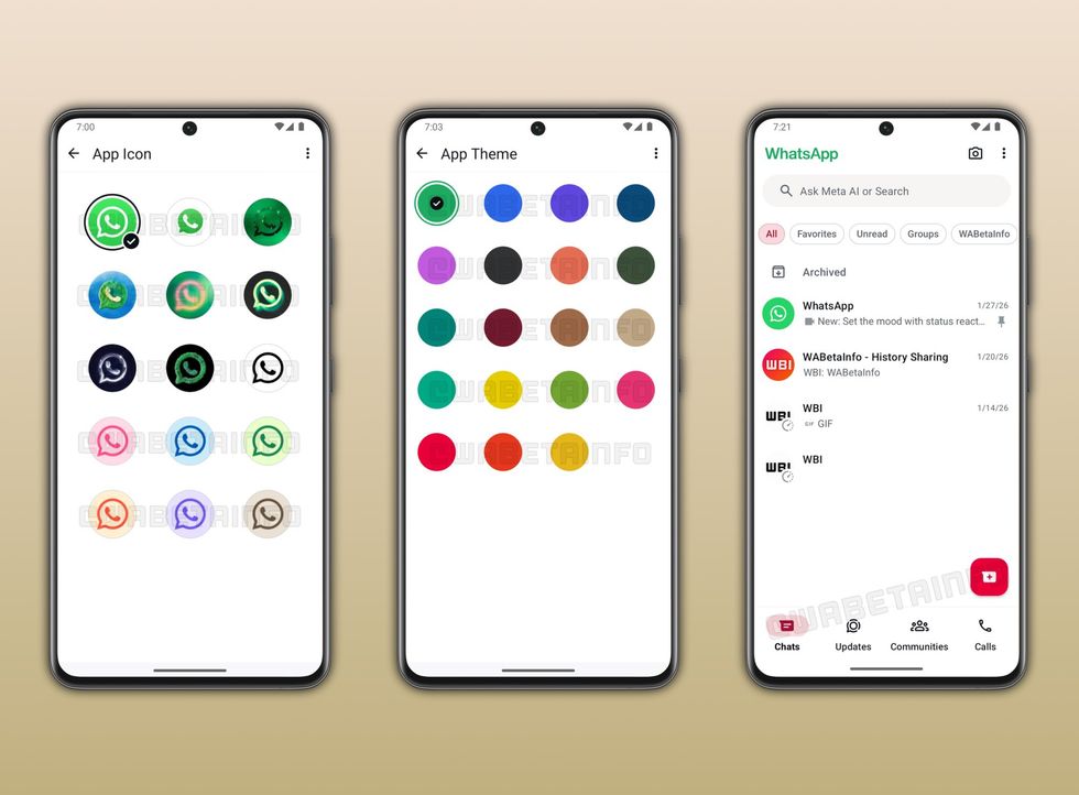 WhatsApp platform customisation options