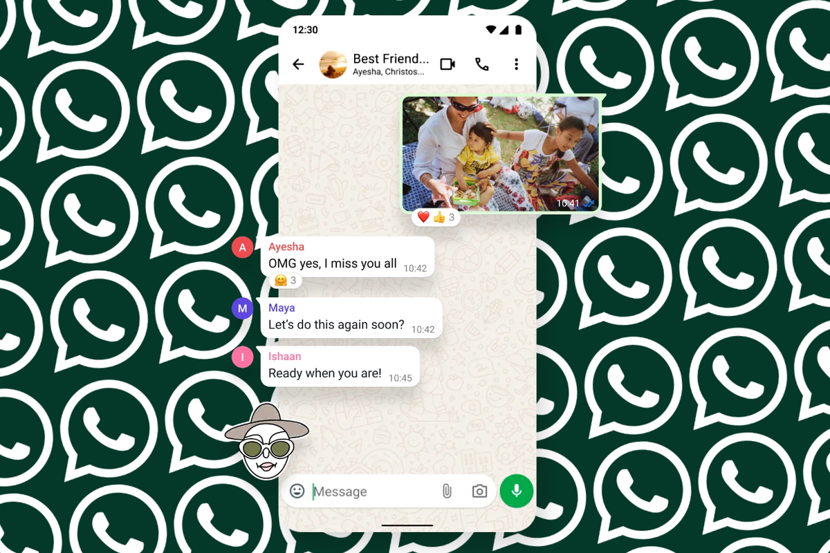 whatsapp screenshot chat app
