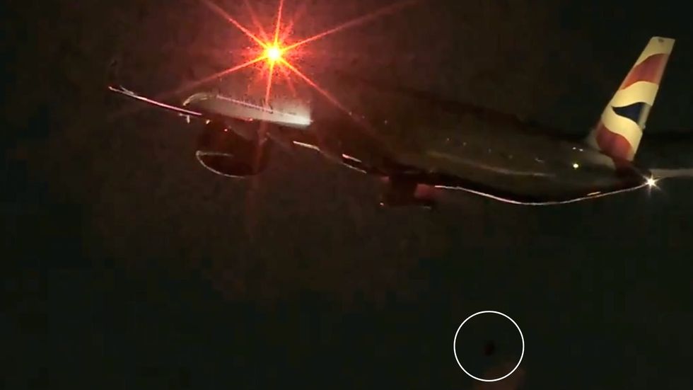 Wheel falls off British Airways flight