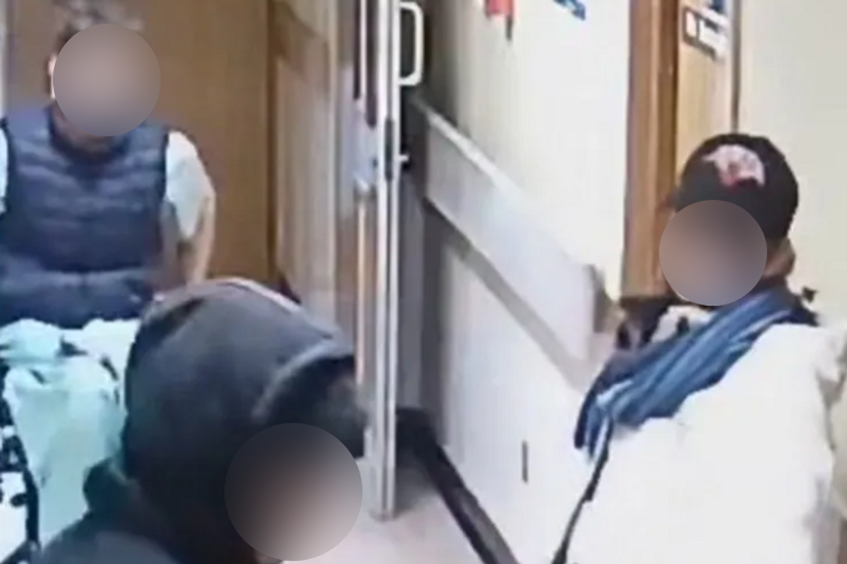 Wheelchair hospital patient robbed by thugs who 'forced him into a toilet' on the ward