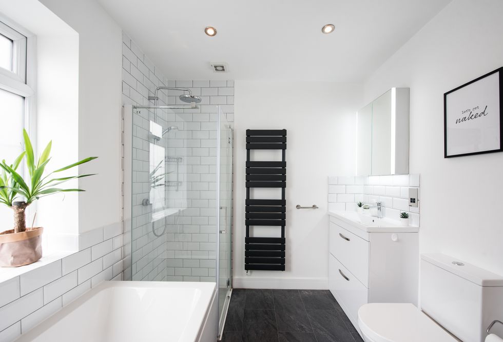 White bathroom