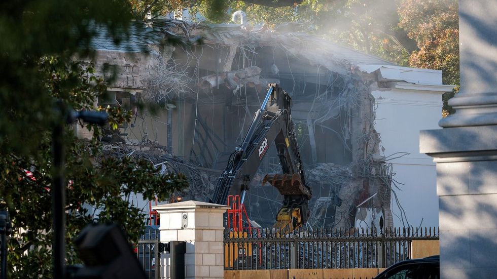 White House East Wing demolition