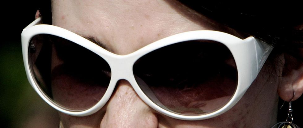 White sunglasses