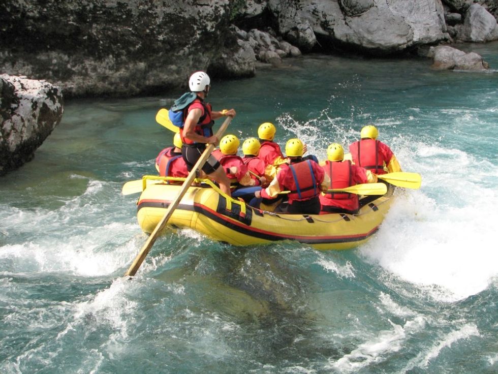 White-water rafting