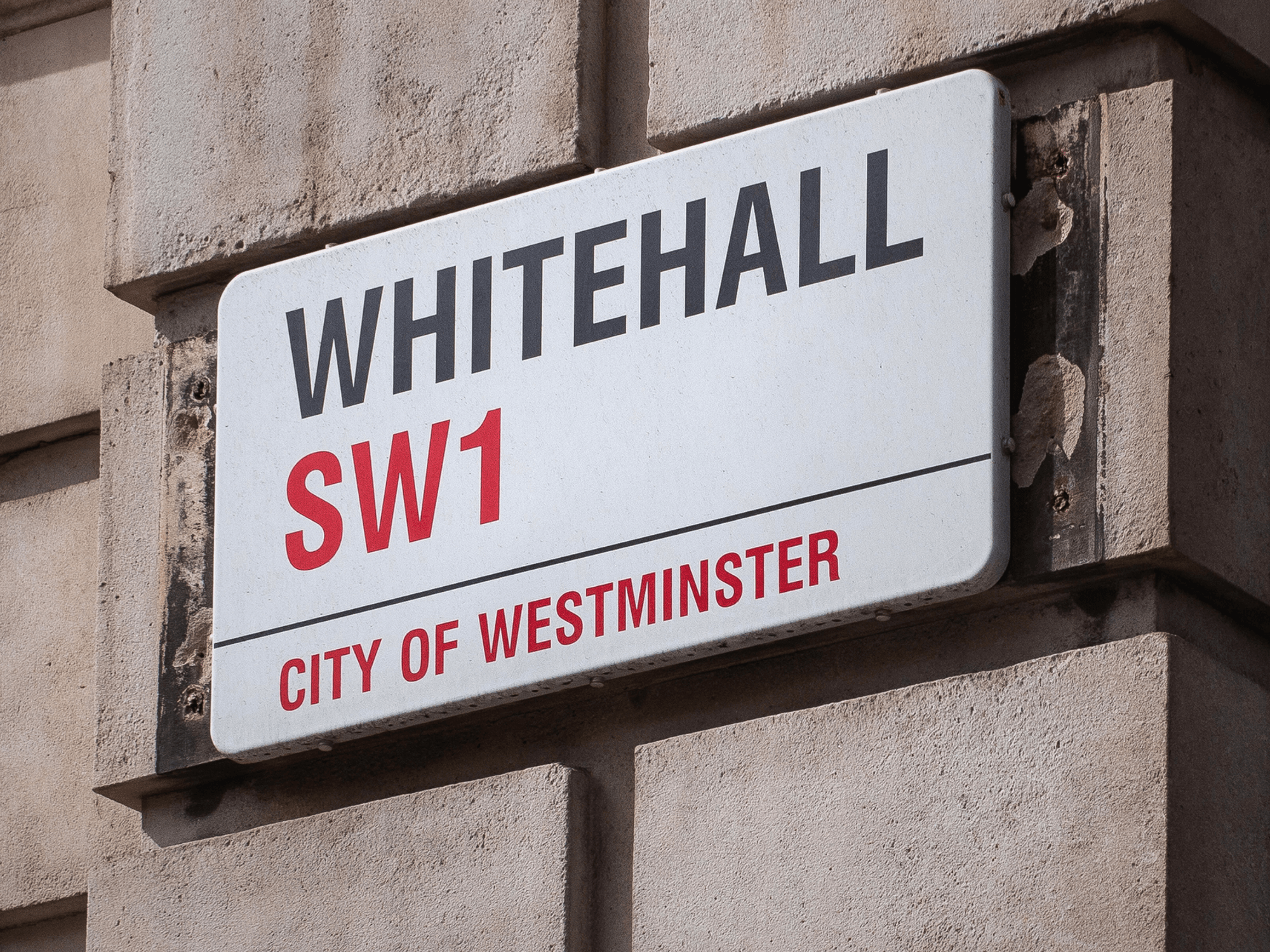 Whitehall sign