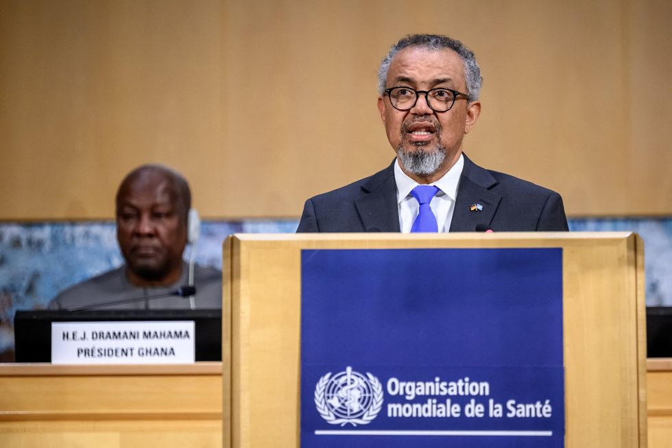 WHO chief Dr Tedros Ghebreyesus