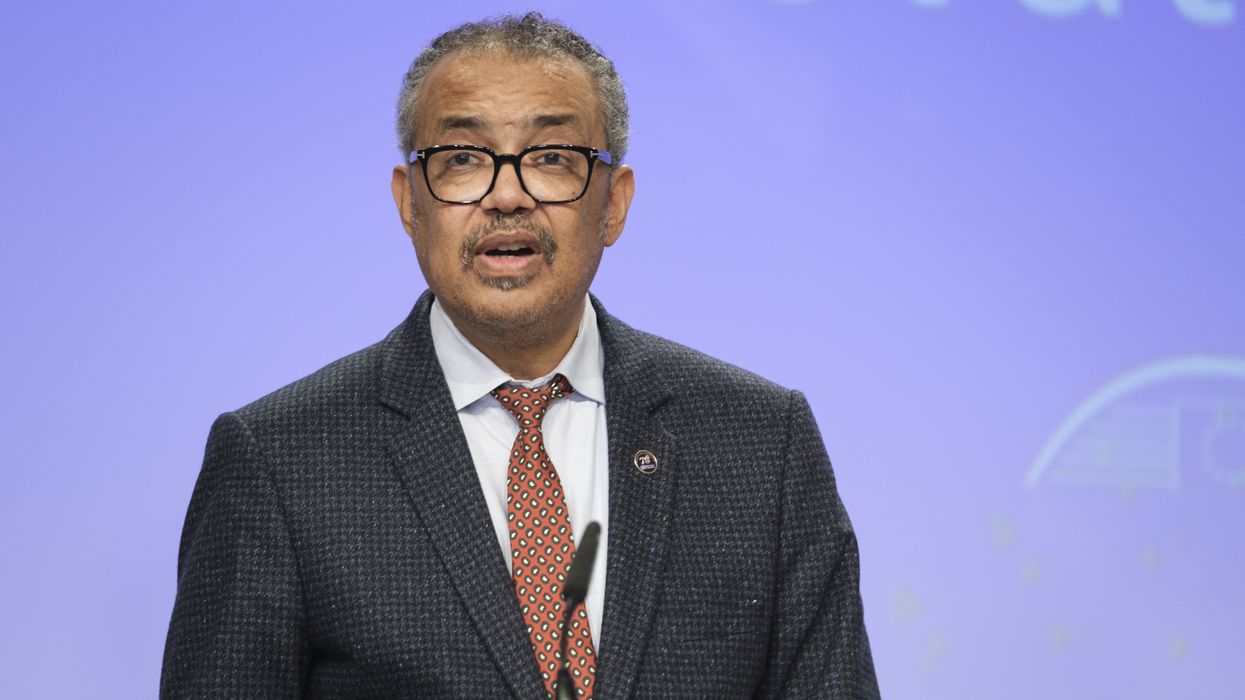 WHO director-general Tedros Adhanom Ghebreyesus warned 'fake news, lies, and conspiracy theories' were damaging efforts to reach an agreement