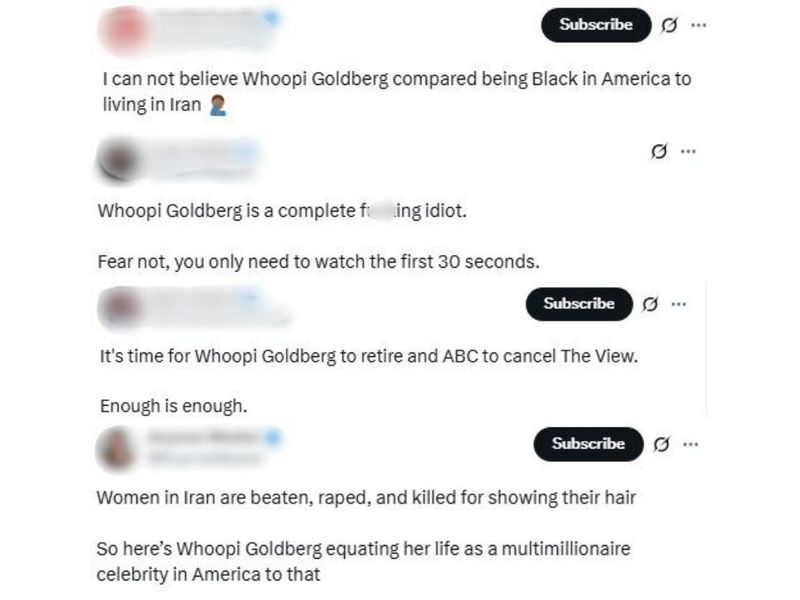 Whoopi Goldberg's comments