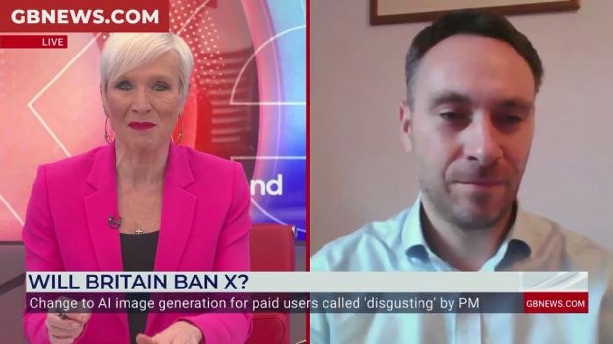 ‘Why are we allowing this?!' GB News guest fumes at 'disgusting' AI images as he backs Labour's X ban