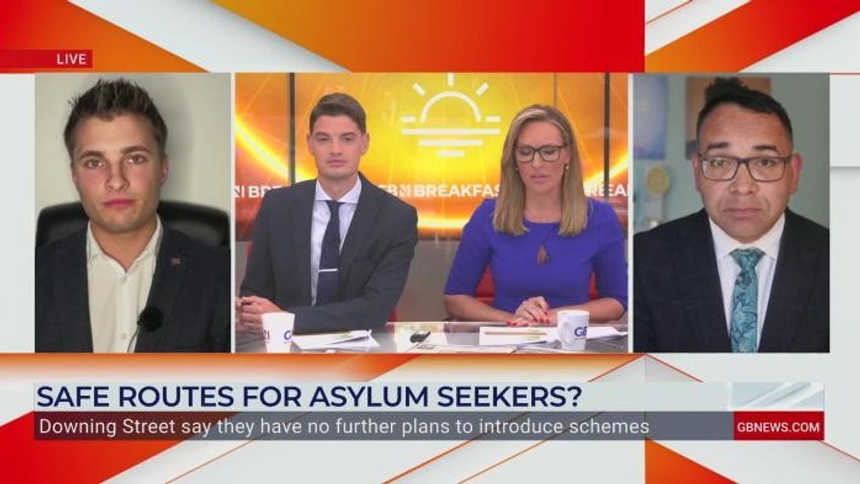 ‘Why is the UK the final destination?’ Calls to open safe routes for asylum seekers sparks fury in GB News clash