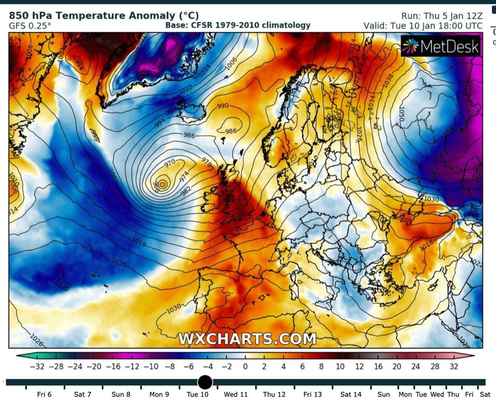 Wild and windy weather is set to last until well into February according to the latest weather forecasts