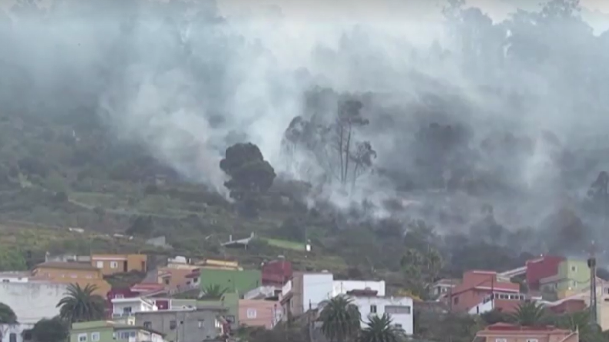 Wildfire in Tenerife