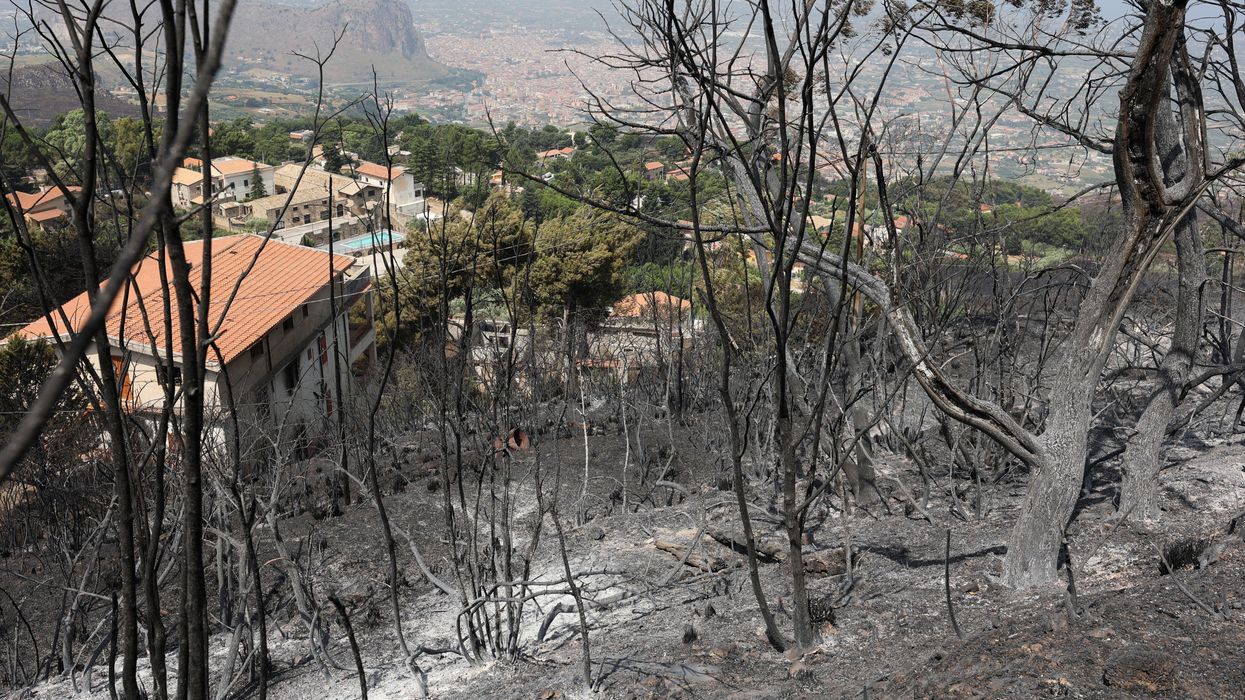 Wildfires in Sicily