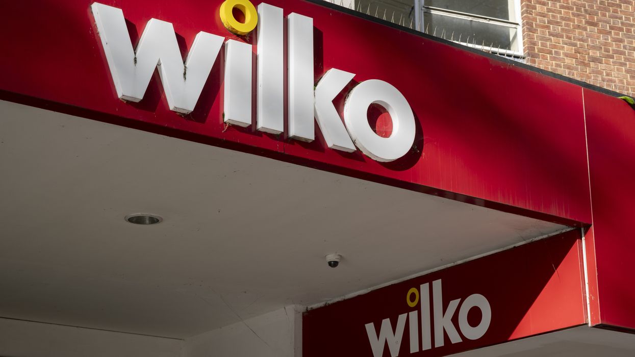 Wilko logo outside of store