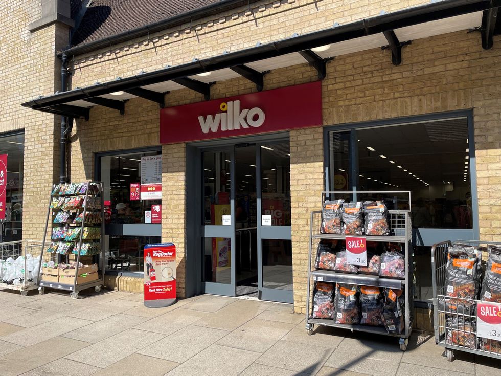 Wilko store front on high street