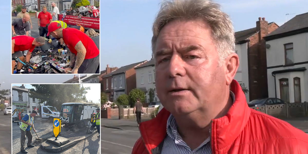 NextImg:‘Like a war zone’ - Southport clean-up organiser rages after night of ‘absolute mayhem’