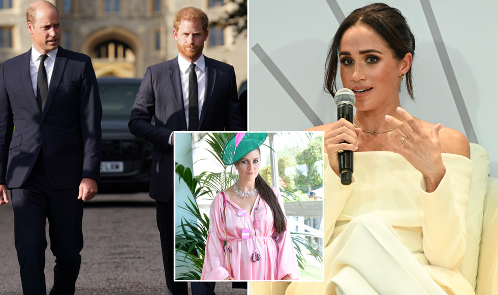 William, Harry and Meghan Markle