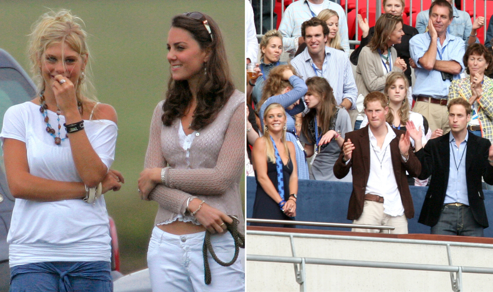 William, Harry, Kate and Chelsy