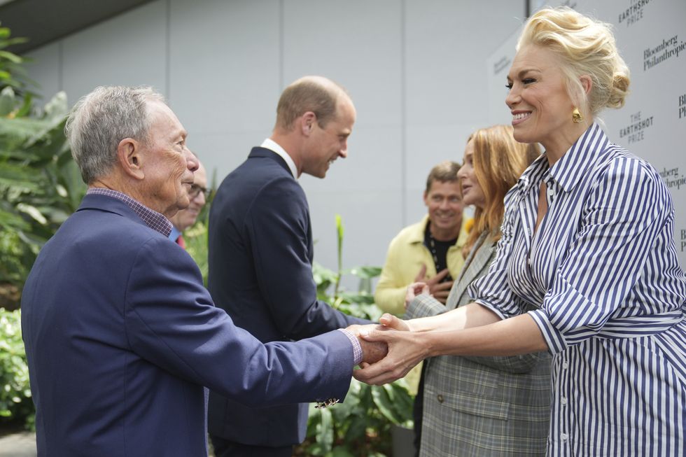 William, Michael Bloomberg, Hannah Waddingham and Stella McCartney