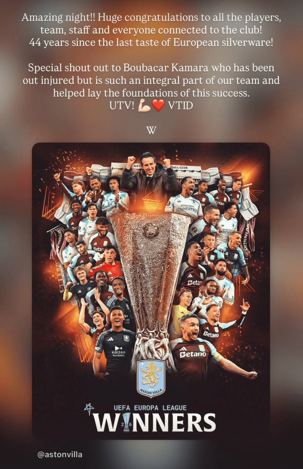 William Villa message