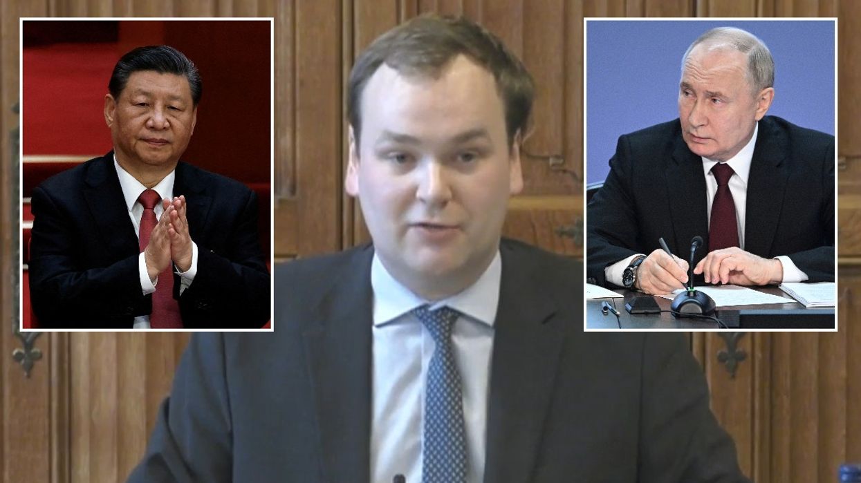 William Wragg, Vladimir Putin and Xi Jinping