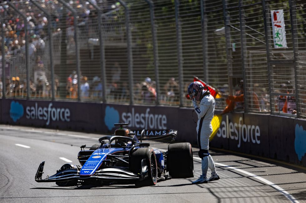 Williams have been unable to fix Alex Albon's car