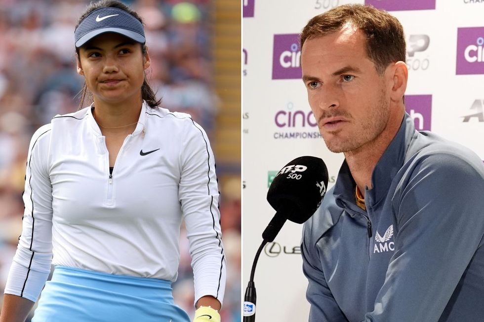 Wimbledon Emma Raducanu Andy Murray