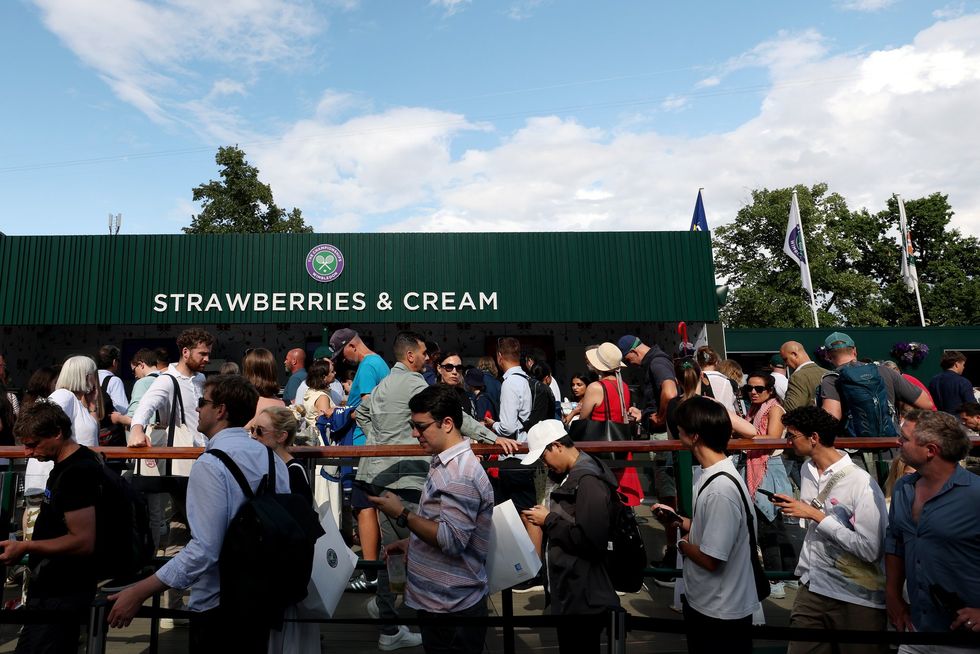 Wimbledon prices are rising to record levels for Pimm's and strawberries and cream