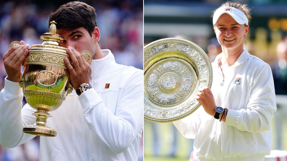 Wimbledon prize money Carlos Alcaraz