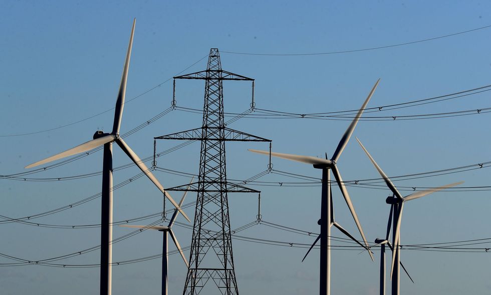 Wind turbines and electric grid