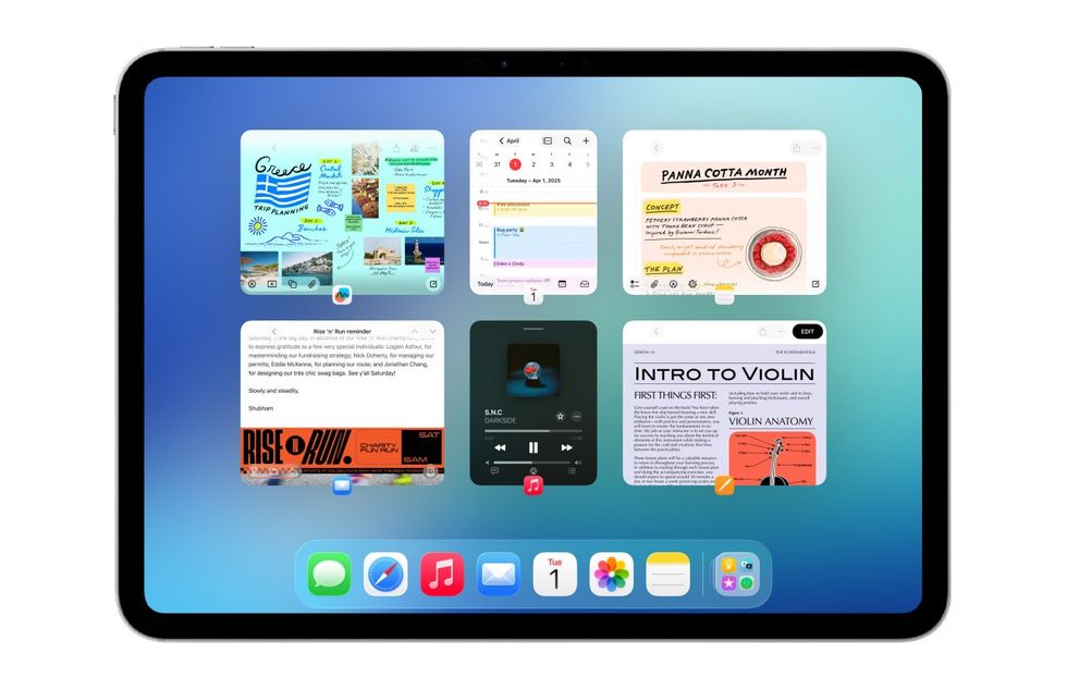 window tiling on iPad