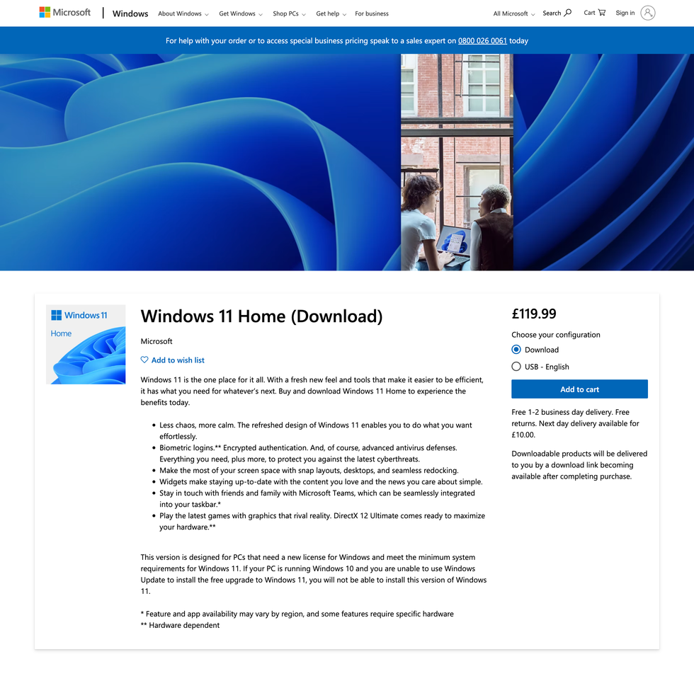 Windows 11 download for operating system
