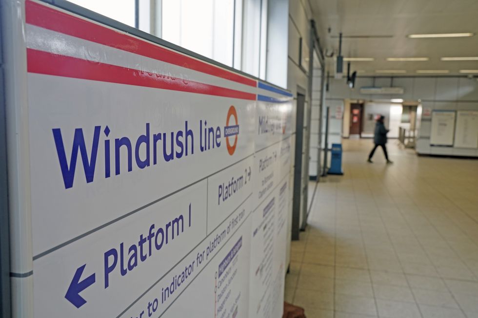 Windrush line sign