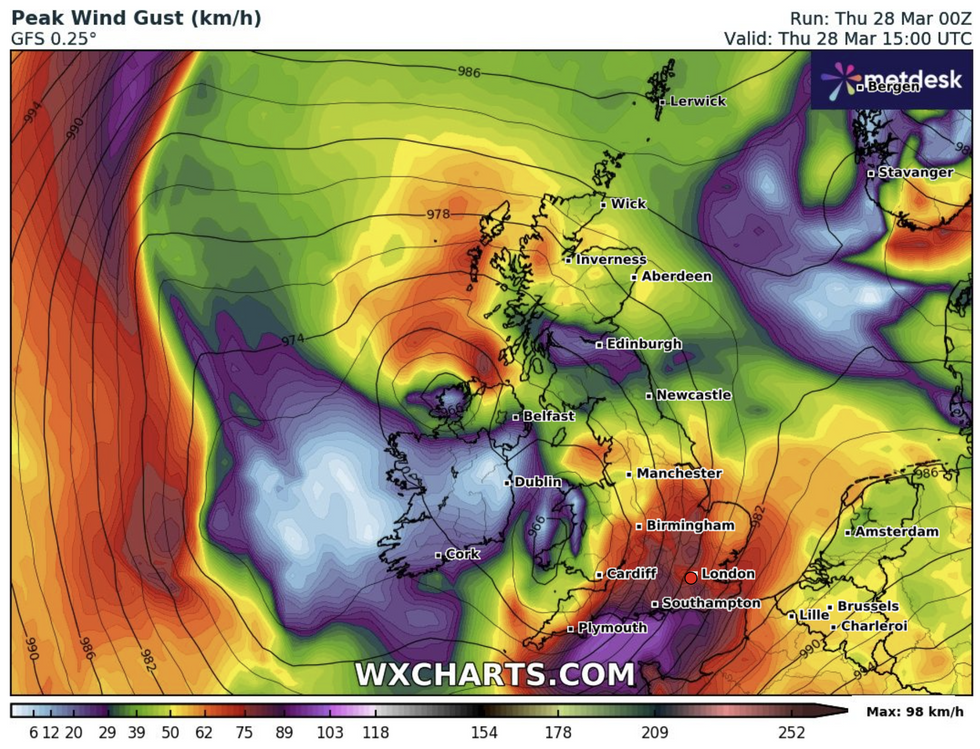 Windy map