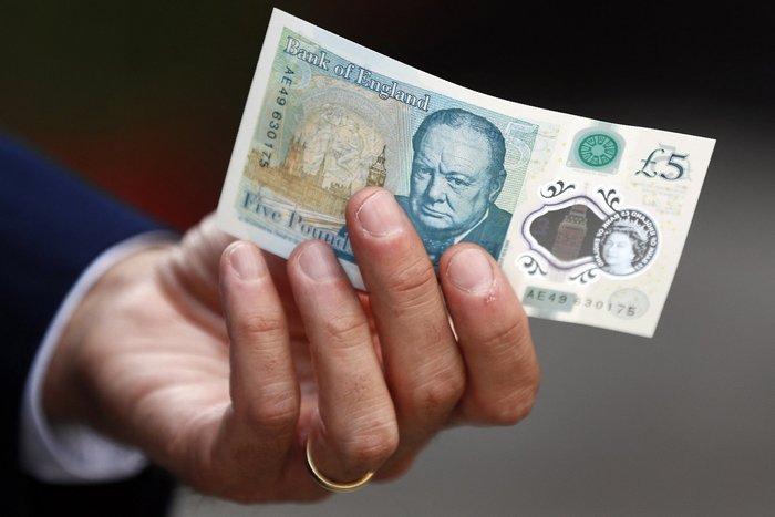 Winston Churchill on a banknote