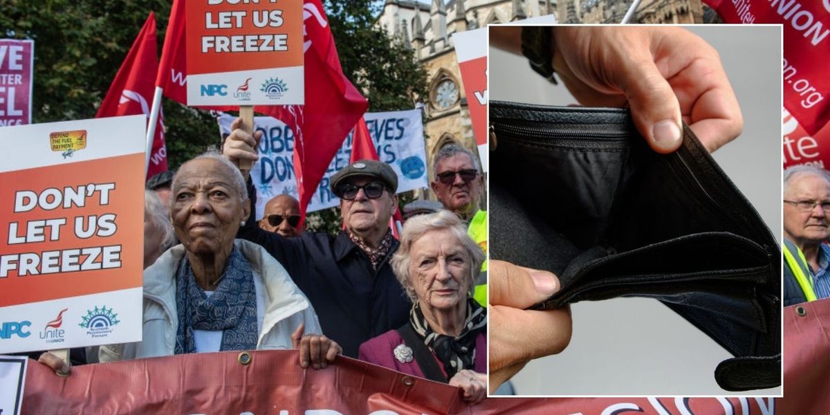 NextImg:'No Winter Fuel Payment cuts!' Pensioners protest Labour axing £300 energy bill support
