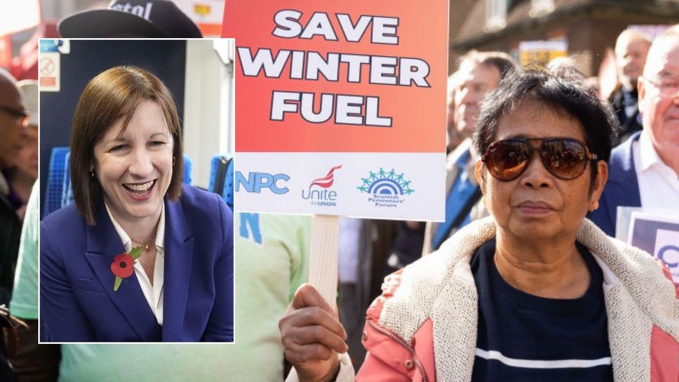 Winter Fuel Payment Pensioners to protest energy bill support cut in Rachel Reeves