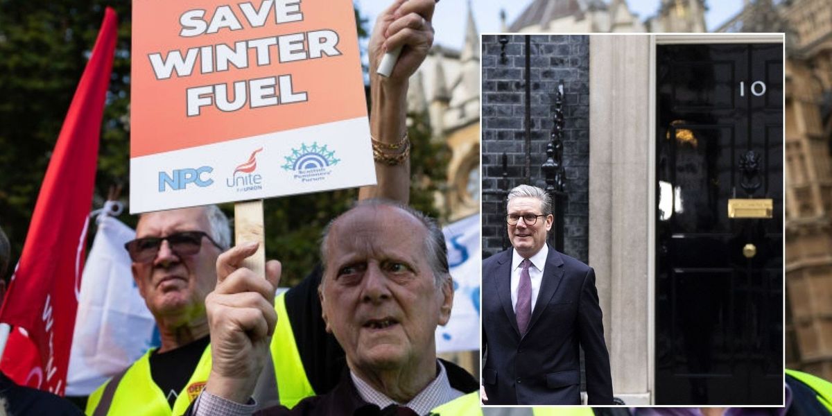 NextImg:State pensioners protest Winter Fuel Payment axe at Downing Street: 'I only have a small income!'