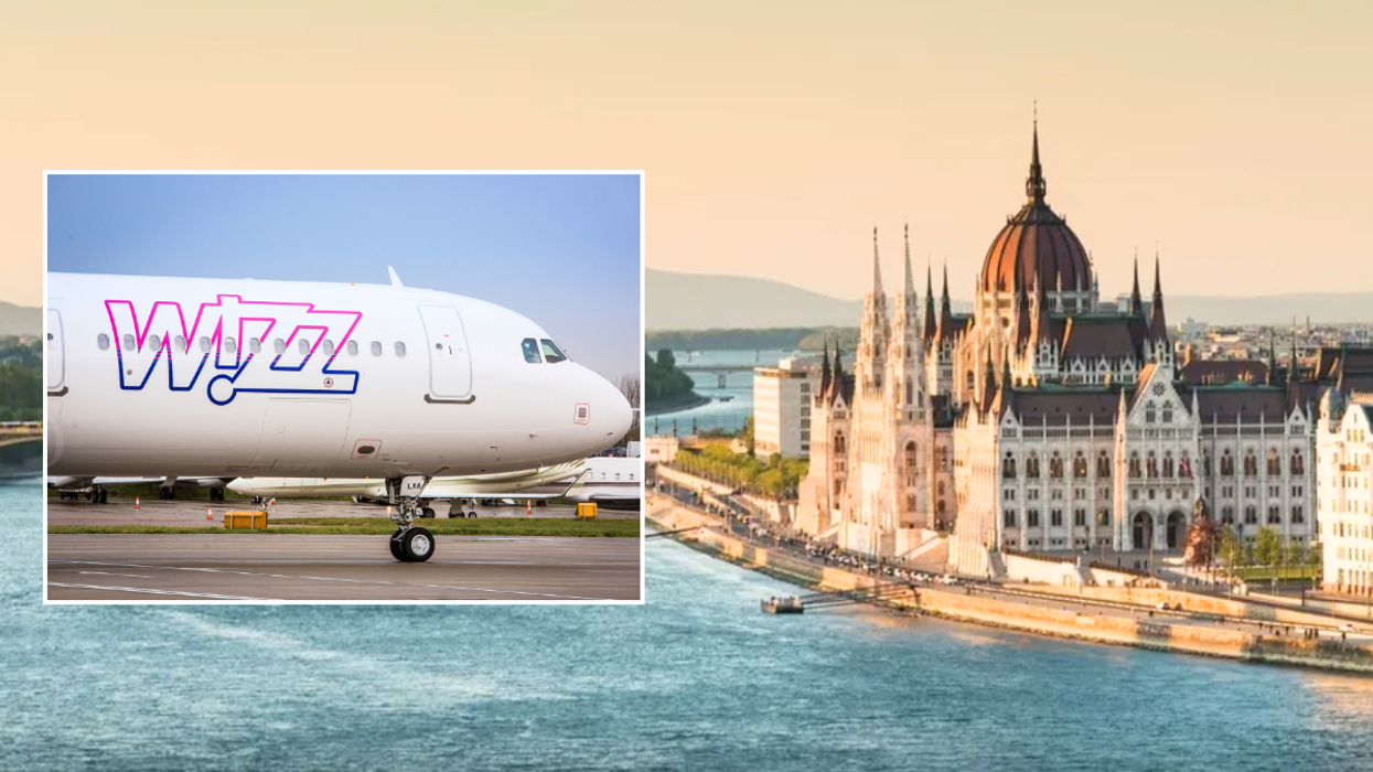 Wizz Air plane / Budapest