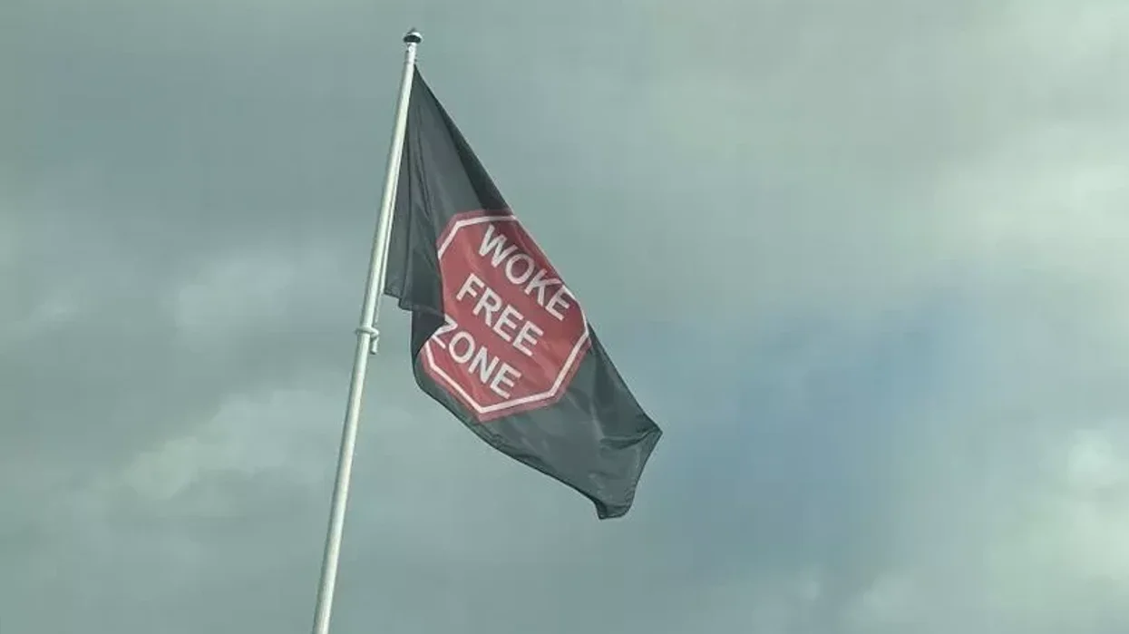 Woke free zone flag